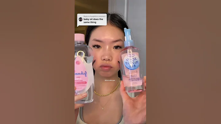 KOSE SOFTYMO Cleanser vs Baby Oil