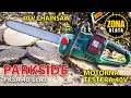 Parkside chainsaw 40v PKSA 40 Li A1 Brushless - Great for smaller jobs - Review - TEST 4K