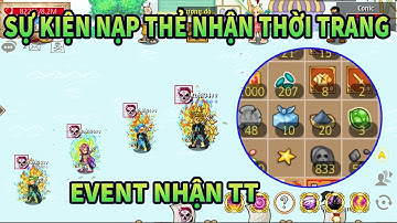 Hải tặc tí hon: Nạp 10 củ nhận thời trang miễn phí và event nhận ở thời trang