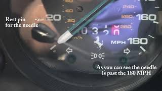 Ferrari 308 Speedometer High Speed Sensor Issue Repair