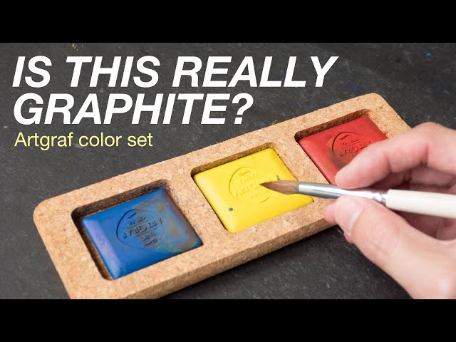 ArtGraf Tailor Shape Graphite Soluble Dans L'Eau - Bloc De Dessin Artistique Viarco