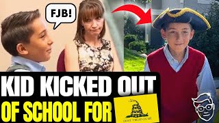 Kid Kicked Out of School For Gadsden Flag RETURNS In REVOLUTIONARY WAR Fit | Becomes Instant Meme