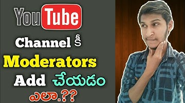 How To Add Moderators On YouTube - in Telugu