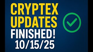 🚀 All Cryptex Updates Are Finished! 🚀