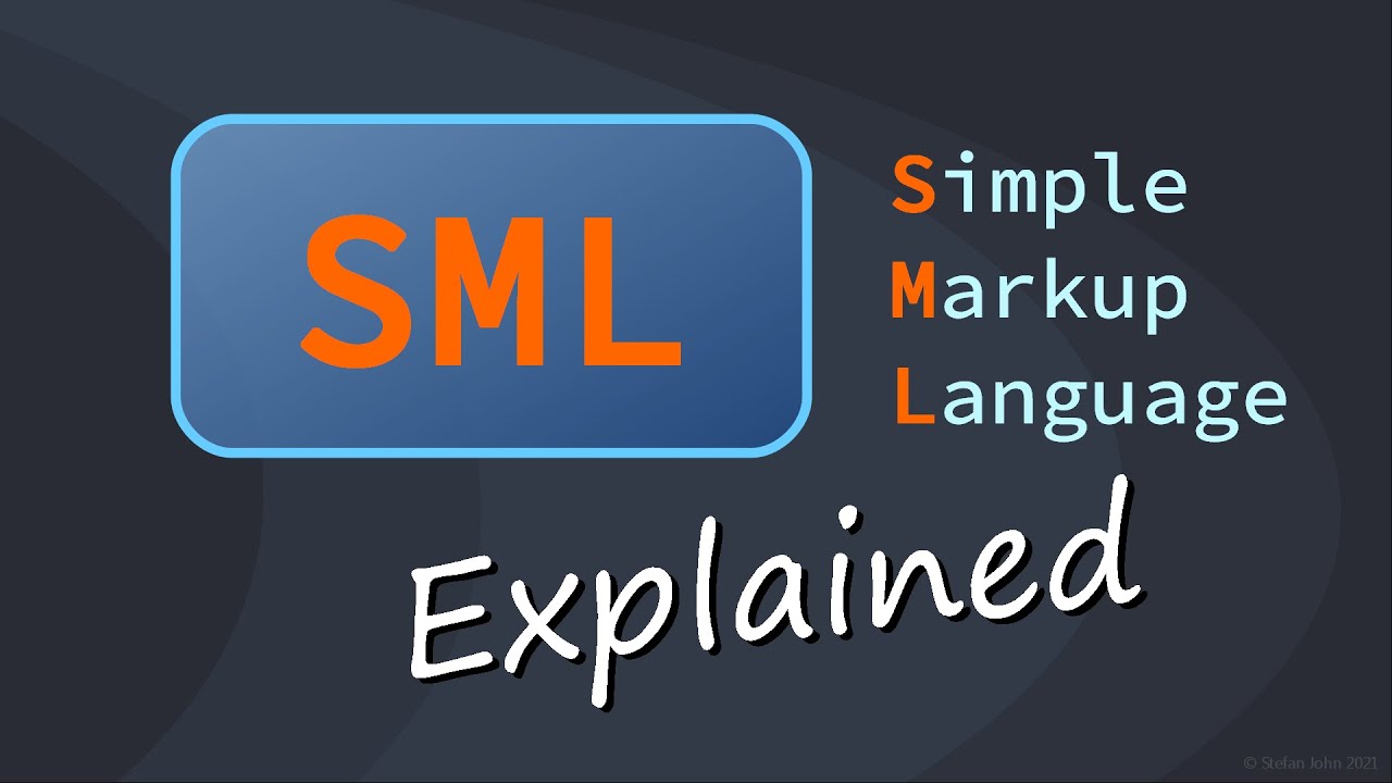 SML Explained - The Simple Markup Language - YouTube