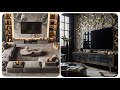 100+ Stylish Modern TV Cabinet & Wall Unit Designs for Living Rooms 2025 | Home Interior Ideas