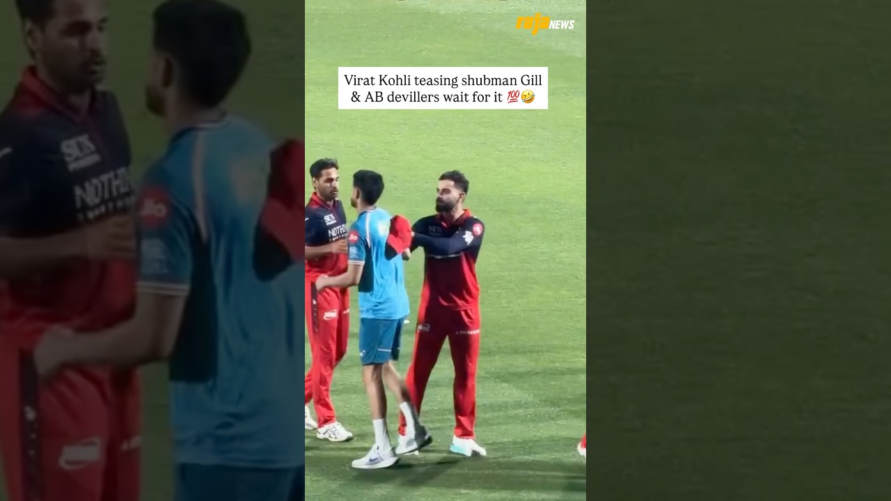 Virat Kohli teasing shubman Gill & AB devillers wait for it 💯🤣
