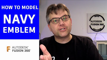Fusion 360 — Model a NAVY Chain emblem — Ask LarsLive