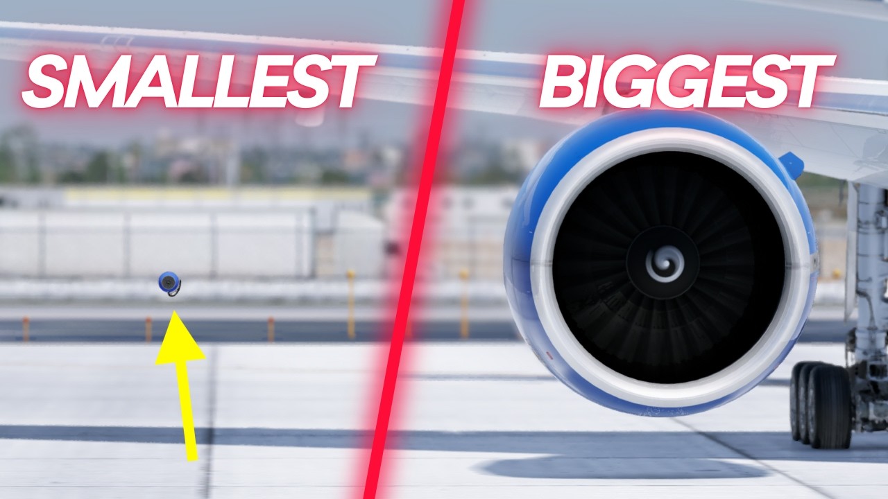 World's Biggest Jet Engine VS World's SMALLEST Jet Engine