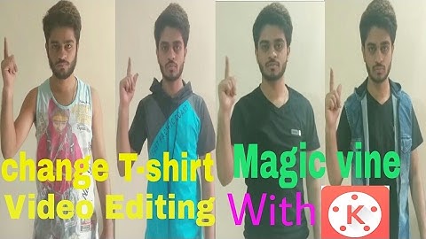 Magic Video | T-Shirt Change Like ZACK KING  |  Editing Tutorial | With Kinemaster