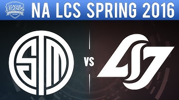 CLG vs TSM - LOL Esports | Game 1 - LCS Spring Playoffs - Finals:Counter Logic Gaming vs TSM