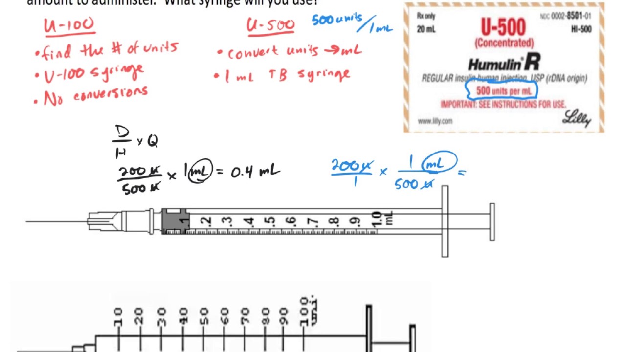 Insulin Calculation Worksheets