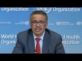 WATCH: World Health Organization delivers update on global spread of coronavirus