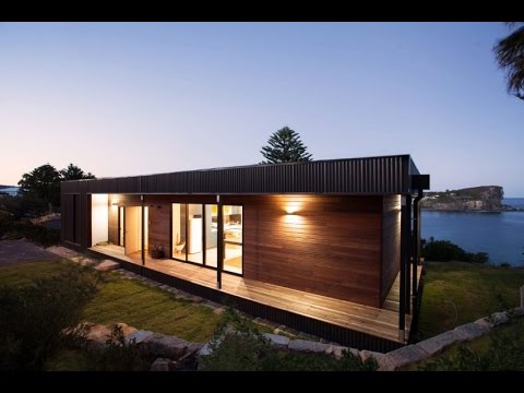 contemporary-home-design-with-beautifull-roof-garden-and-wooden-wall-materials
