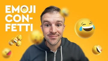 Emoji Confetti in Webflow in 3 min