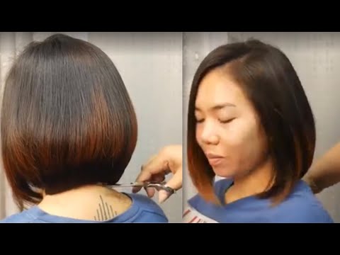 Haircut hair style ตัดผมบ๊อบ สไตล์ บ๊อบเท