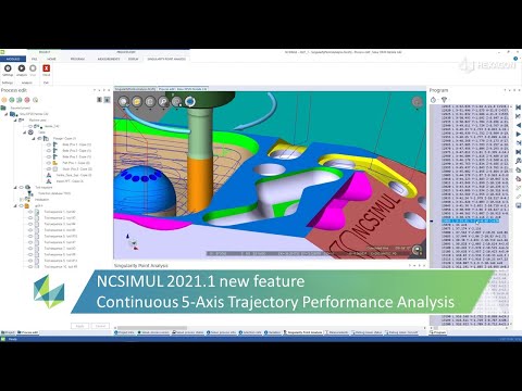 Continuous 5-Axis Trajectory Performance Analysis | NCSIMUL 2021.1