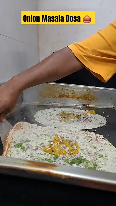 Onion Masala Dosa 🌰 | south Indian food #dosa #recipe #streetfood #onion