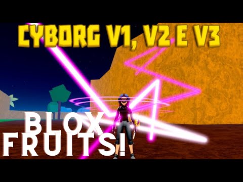 ✓PEGANDO a RAÇA CYBORG V1, V2 e V3 NO BLOX FRUITS AO VIVO 