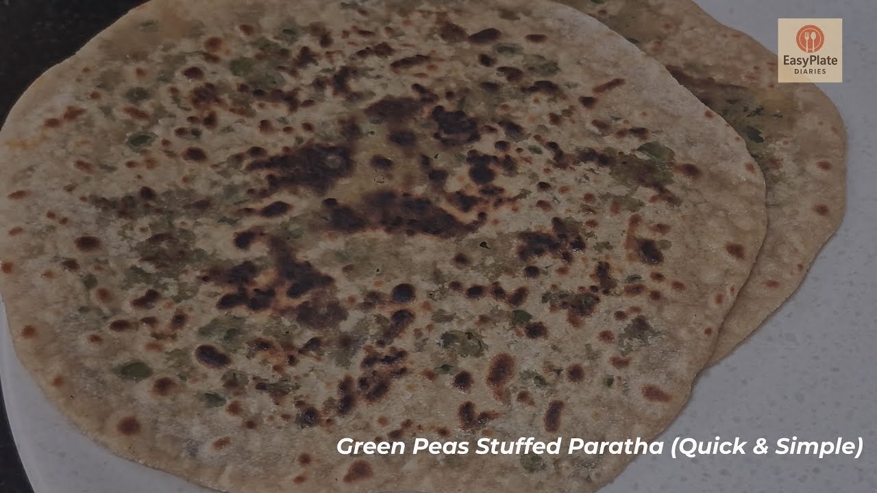 Matar Paratha at Home 🫓 | Fast & Easy Green Peas Recipe