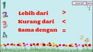 Lagu membandingkan bilangan Matematika kelas 1 SD