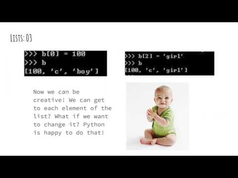 Introduction to Python 5: Lists (Arabic)