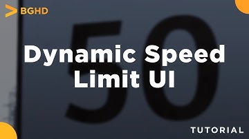 Speed Limit Dynamic UI | FiveM Resource Install/Overview