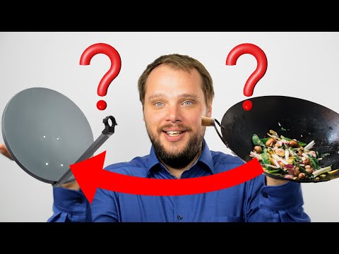 Kann ich einen Wok als Satellitenschüssel benutzen?