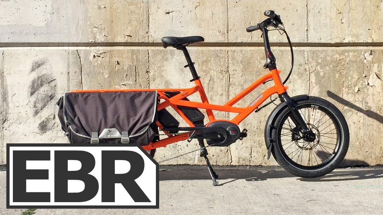 folding electric cargo bike