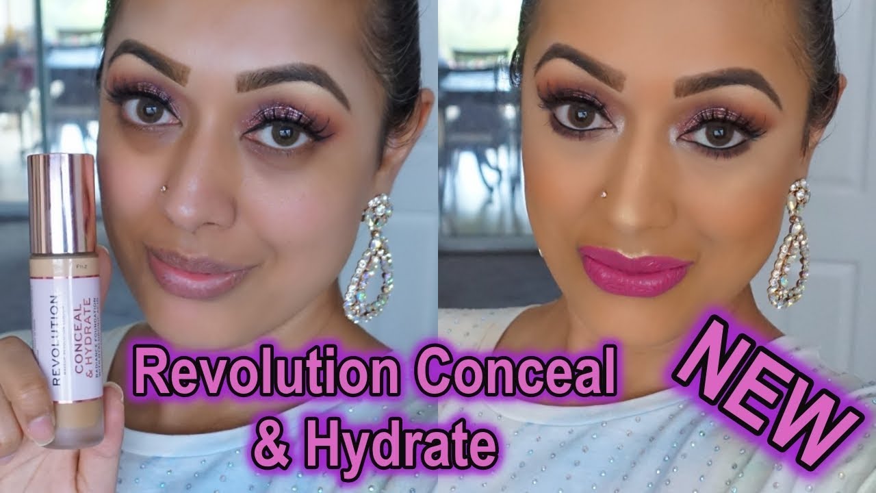 MakeUp Revolution Conceal & Hydrate Foundation F0.1 – Mit Hyaluronsäure, Für Einen Strahlenden Teint