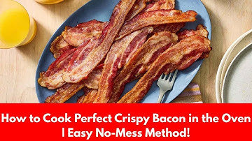 How to Cook Perfect Crispy Bacon in the Oven | Easy No-Mess Method!