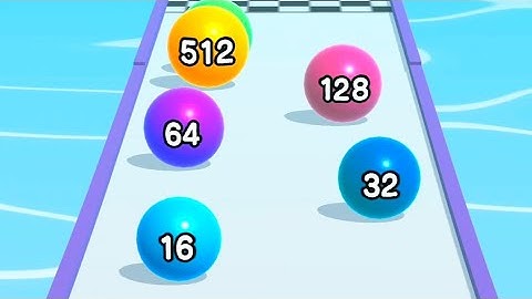 Ball Run 2048 - All Levels Gameplay Android, iOS ( Levels 356-360 )