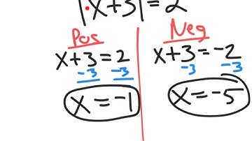 sec. 1.4 absolute value equations video #1