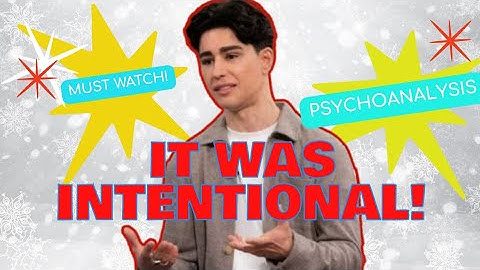 He did this on purpose, but who for?Psychoanalysis