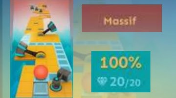 Rolling Sky | Level 1 | Massif | 100% | All Gems And Crowns | Rolling Sky Dr