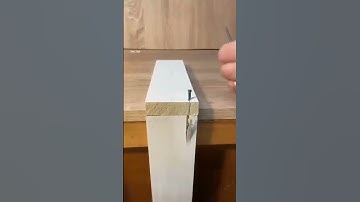 tips on how to properly join two wood with a nail #tips #nails