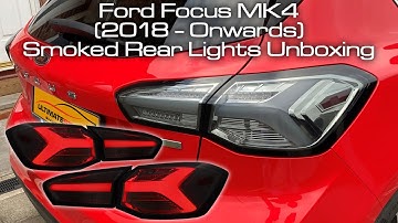 FORD FOCUS MK4 HATCHBACK 2018 ONWARDS SMOKED LED DYNAMIC INDICATORS UPGRADE REAR TAIL LIGHTS