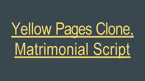 Yellow Pages Clone Script - ScriptStore in