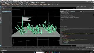 Blade Scatter tool (Maya + Python) | VFX portfolio