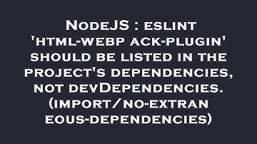 NodeJS : eslint 