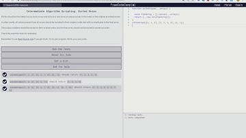 Intermediate Algorithm Scripting: Sorted Union