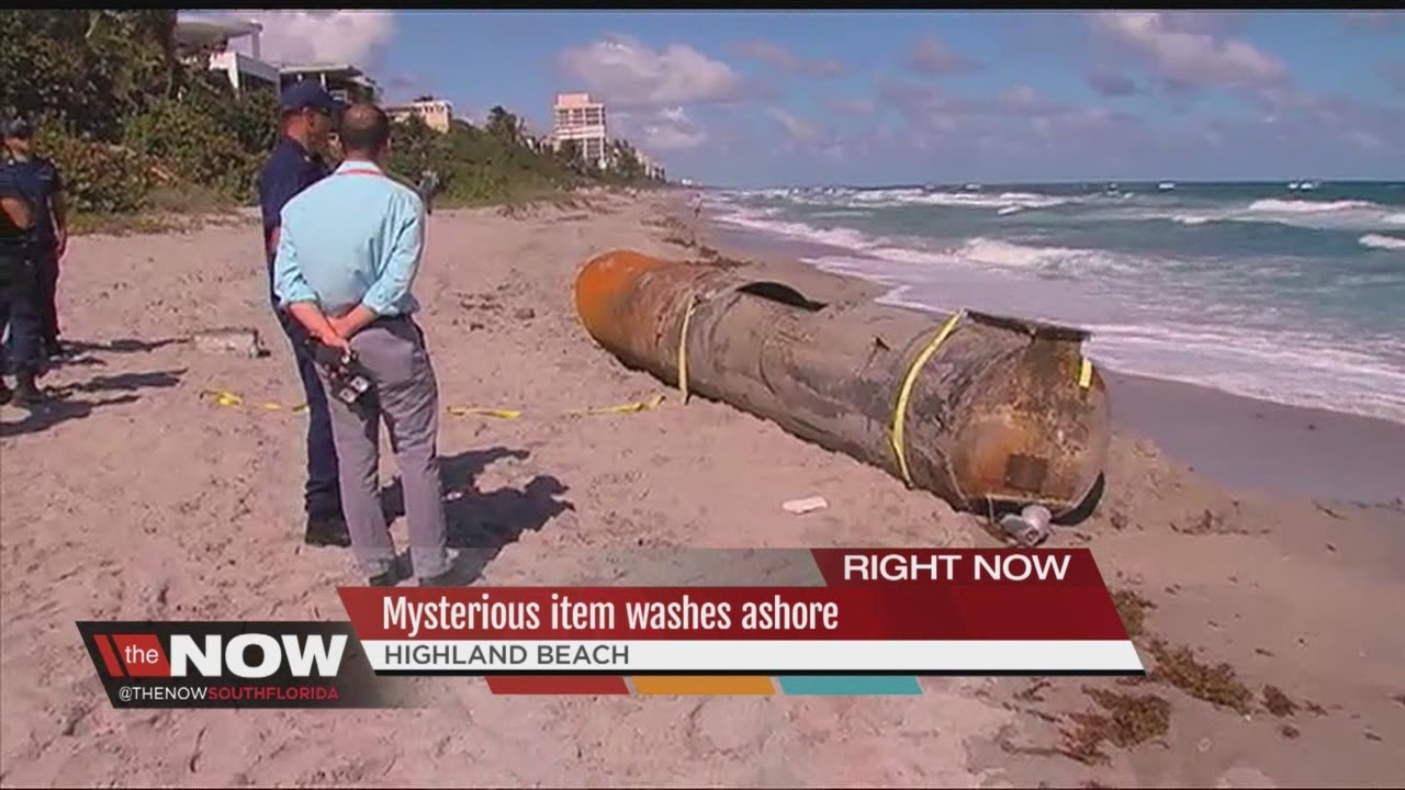 Mysterious item washes ashore YouTube