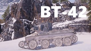 BT-42 The little BIG BOSS 1vs5 +2K DMG - world of tanks complete 4K screenshot 5