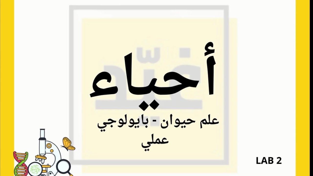 شرح لاب ٢ من الجزء العملي لمقرر أحياء - جامعة الملك خالد || غيّد - YouTube
