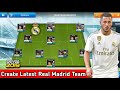 How To Create Latest Real Madrid Team In Dream League Soccer 2019