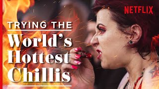 The World's Hottest Chilli-Eating Contest - The GIANT Carolina Reaper | We Are The Champions