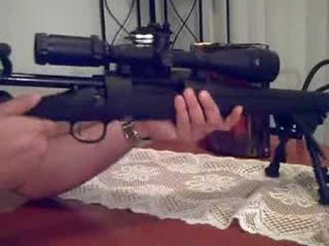 Here's the Remington 700 SPS DM 30-o6. bolt action rifle and my 4-16X40mm mil-dot scope.