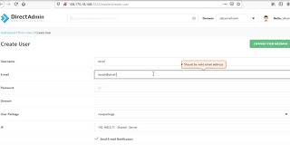 How To Create A User In Direct Admin Web Hosting Control Panel - Silicon House Hosting Review-2020
