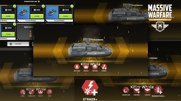 Killer Whale with  Striker+! Blueprint Collection & Random Skill | #20th attempt | Massive Warfare