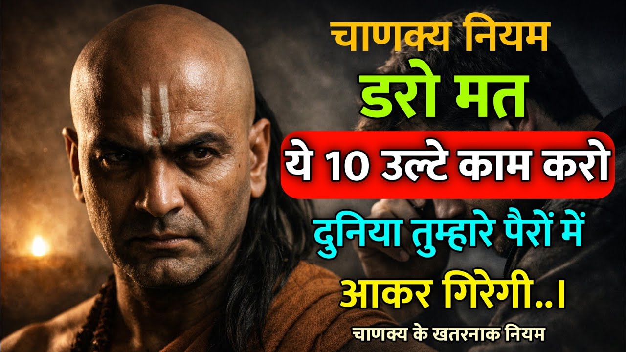 ये 7 उल्टे काम करो तो दुश्मन खुद पैरों में गिरेगा | चाणक्य की क्रूर नीतियाँ |Dark Psychology Revenge